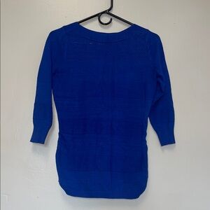 Vibrant Blue Knit Sweater